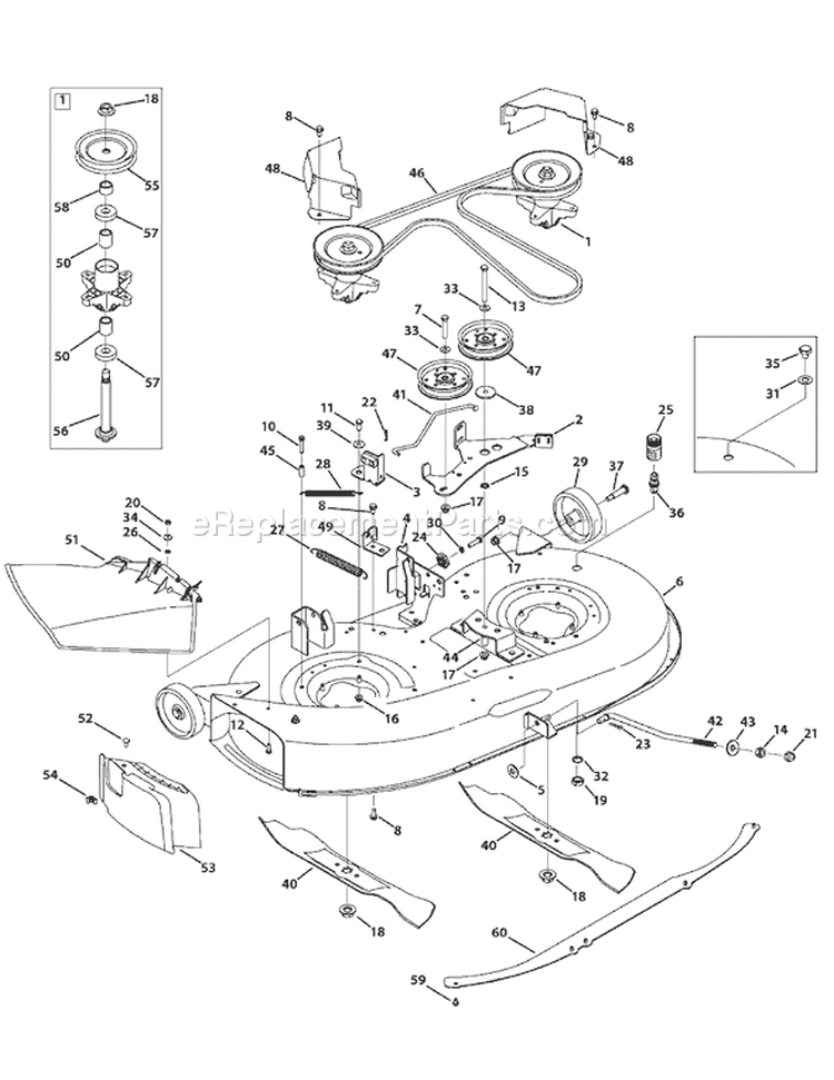 Page F Diagram and Parts List for 13AN772G055 2009 Yard Man Lawn Tractor